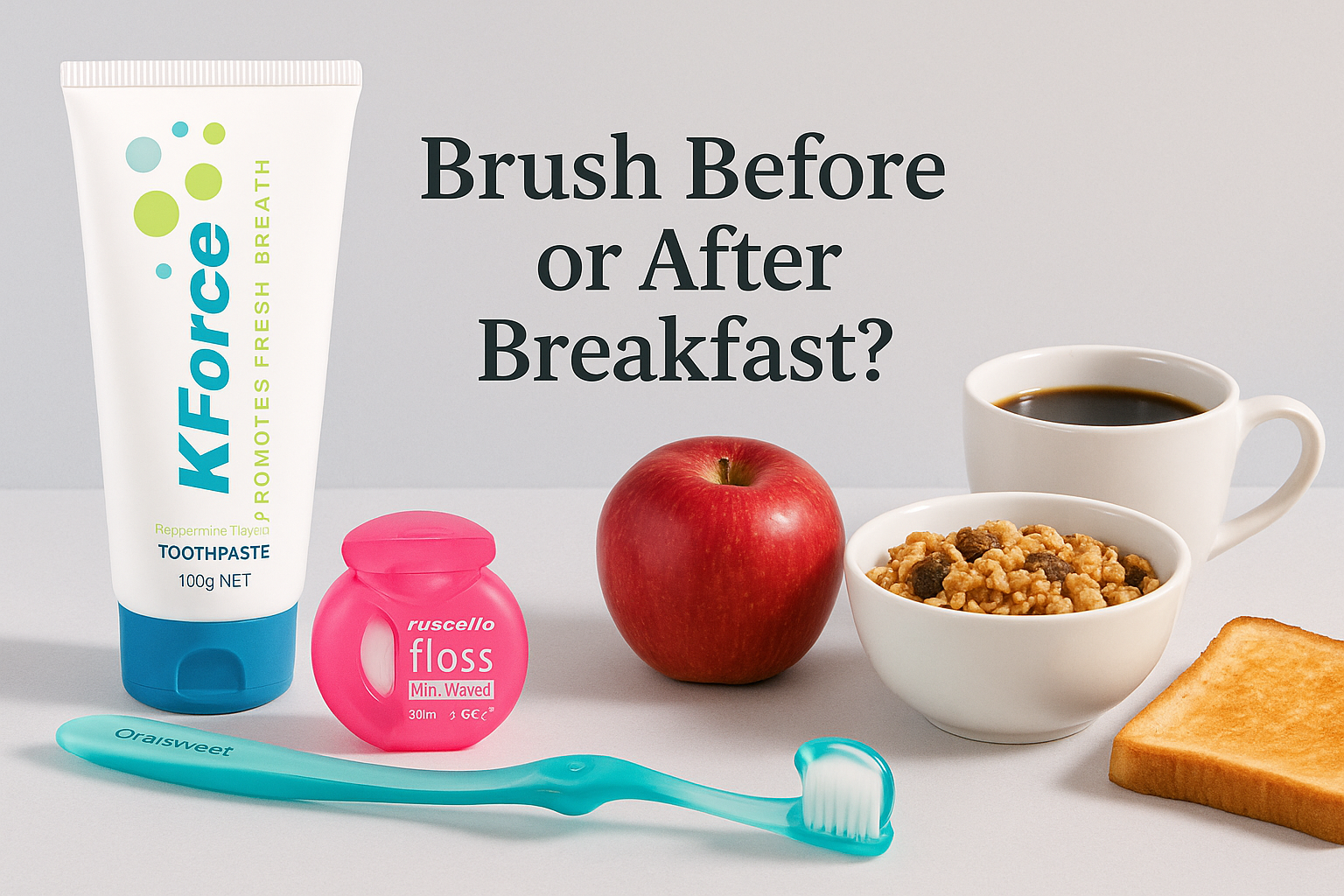 Brush Before or After Breakfast? And What About Those Breakfast Foods?"