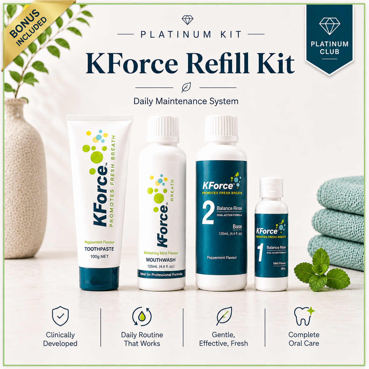 SAVE 40% PLATINUM: KForce Refill Kit - (3Sets)
